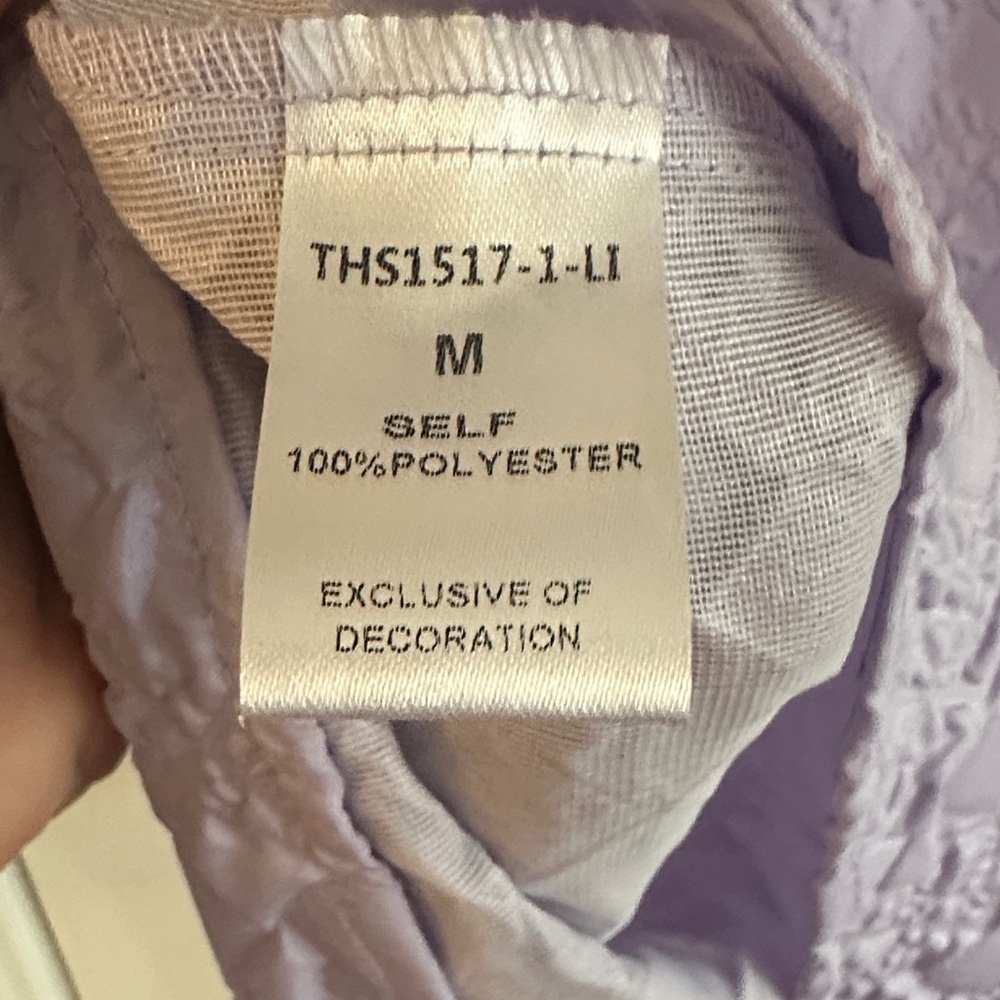 THML Lavender Ruffle Blouse - Picture 5 of 5